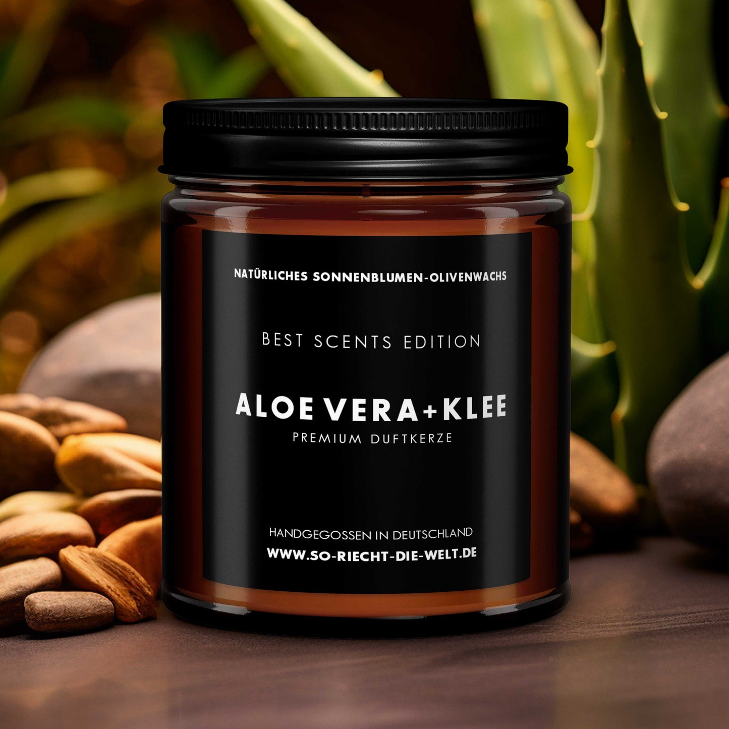 Aloe Vera & Klee Kerze - Best Scents Edition