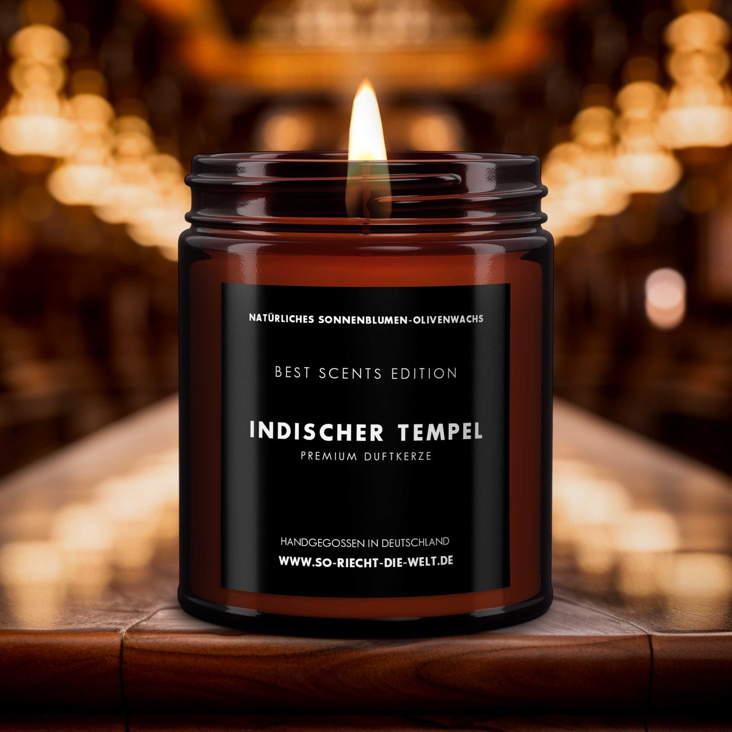 Indischer-Tempel Kerze - Best Scents Edition