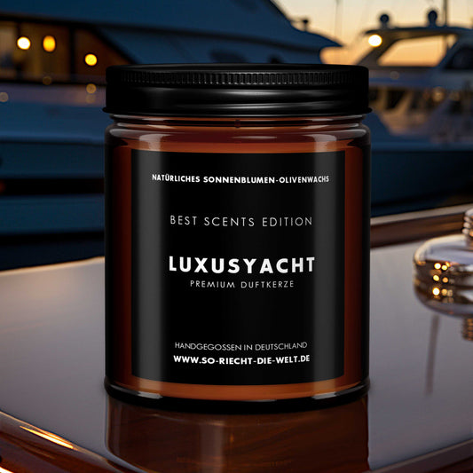 Luxusyacht Kerze - Best Scents Edition
