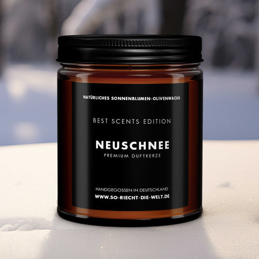 Neuschnee Kerze - Best Scents Edition