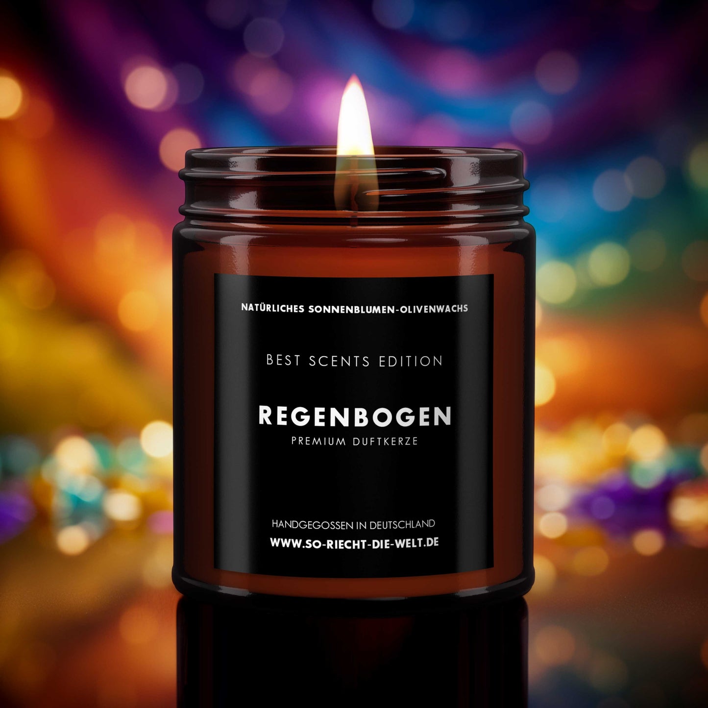 Regenbogen Kerze - Best Scents Edition