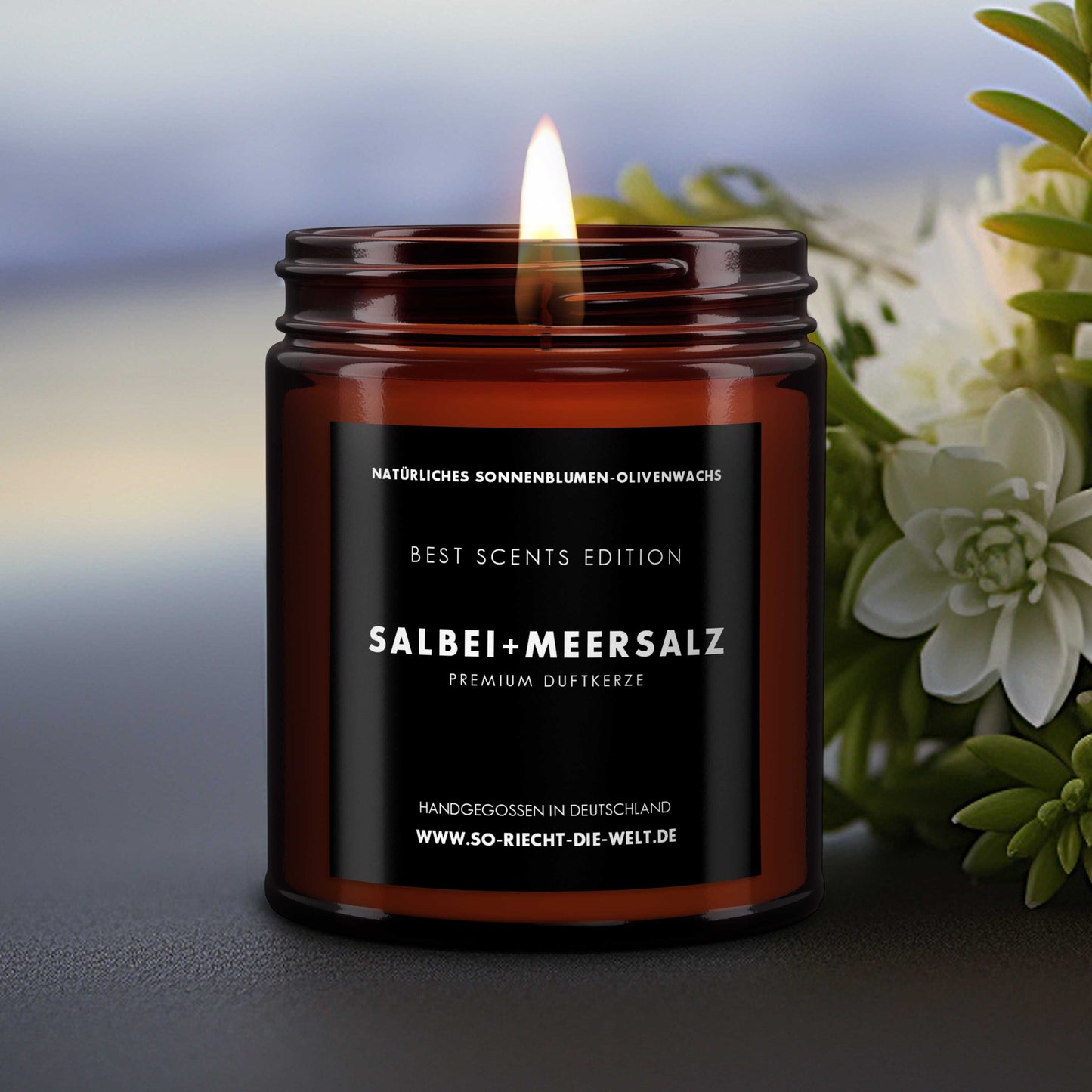 Salbei & Meersalz Kerze - Best Scents Edition