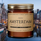 Amsterdam Duftkerze - Cannabispflanze | Kaschmirholz | Blumen
