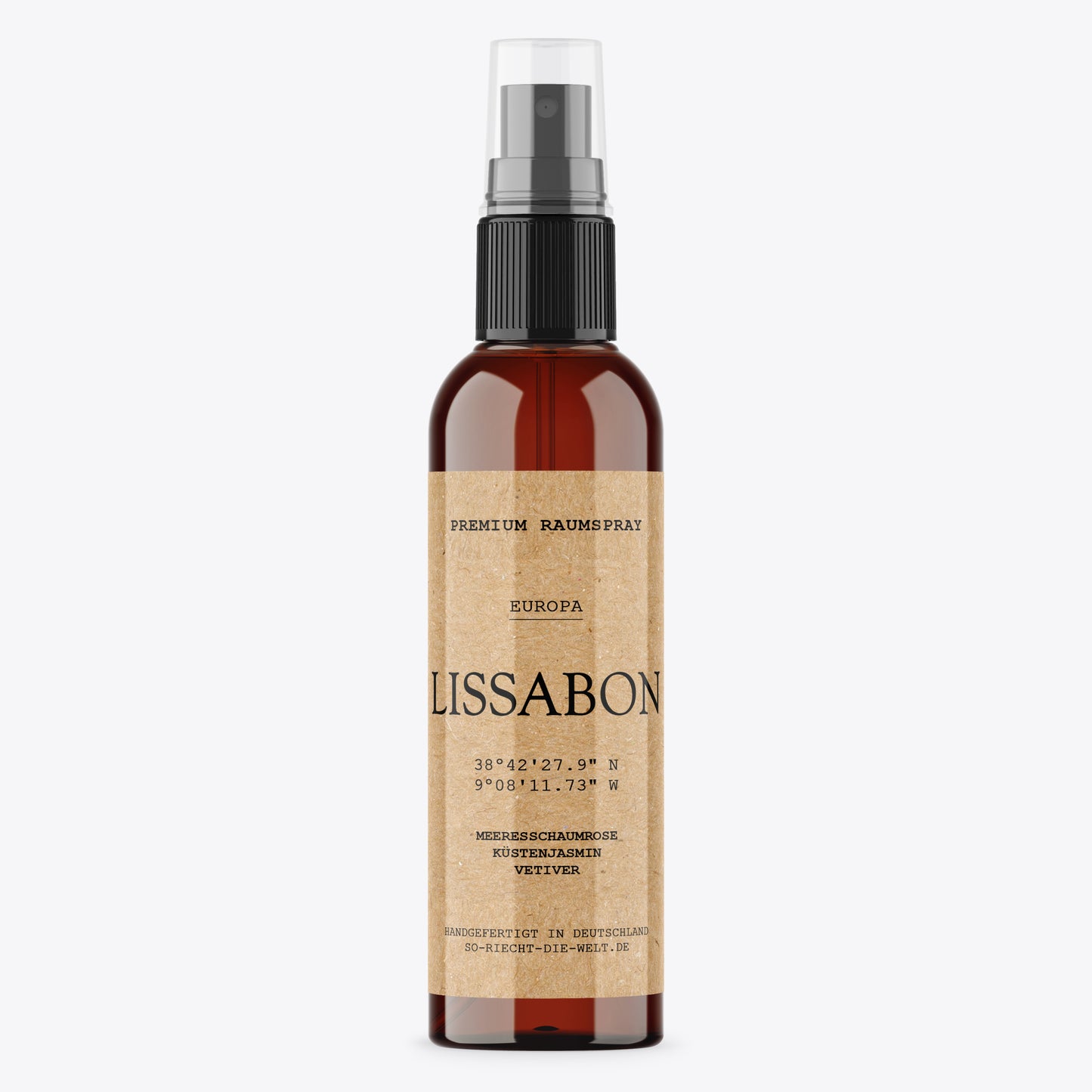 Lissabon Raumspray - Meeresschaumrose | Küstenjasmin | Vetiver