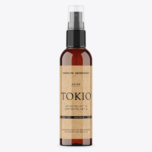 Tokio Raumspray - Grüner Tee | Kaschmir | Amber