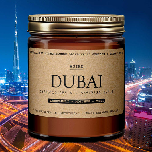 Dubai Duftkerze - Sandelholz | Moschus | Meer