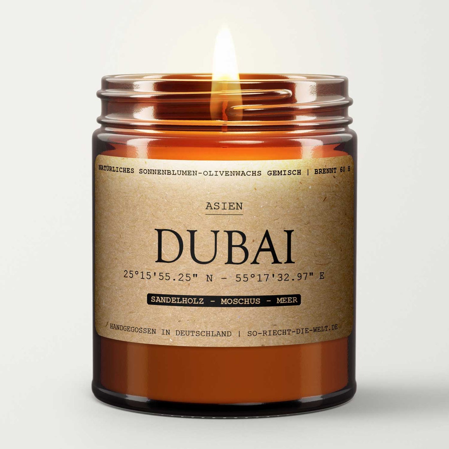 Dubai Duftkerze - Sandelholz | Moschus | Meer
