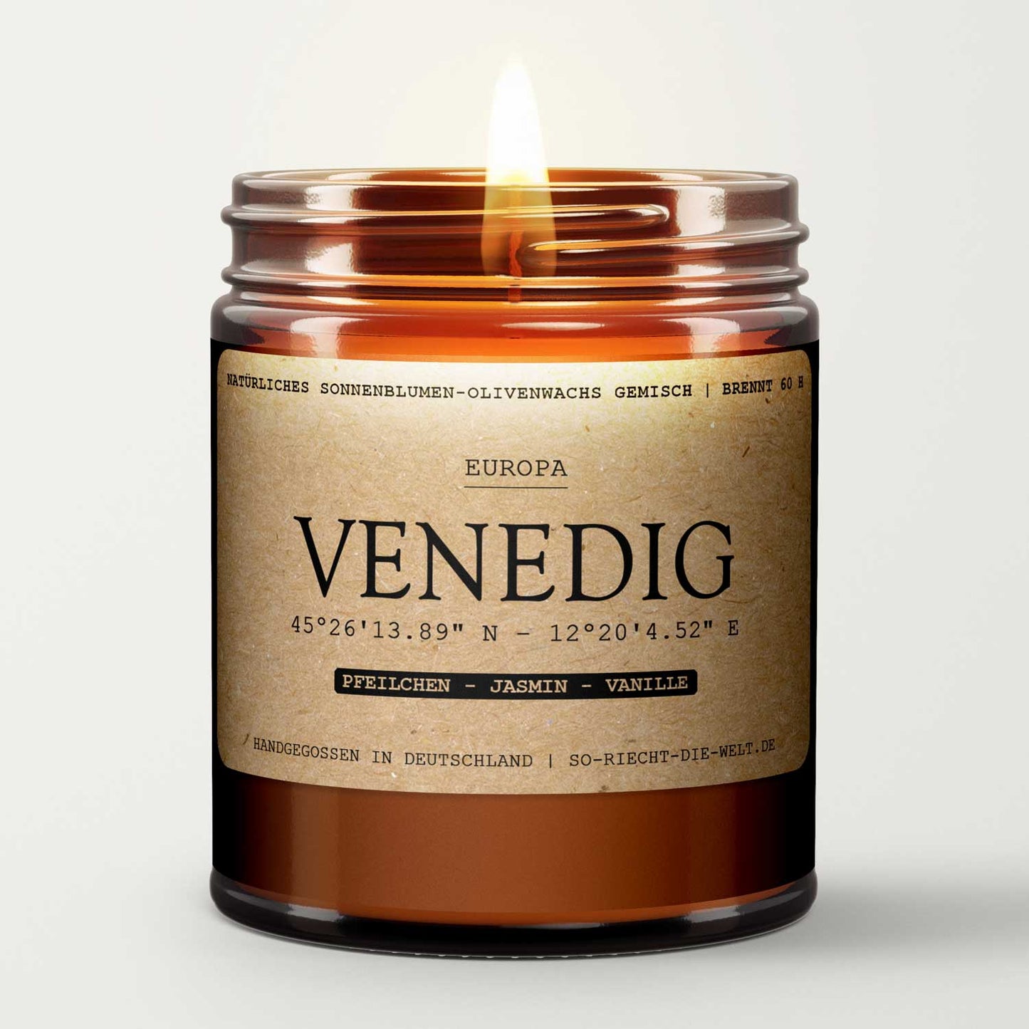 Venedig Kerze - Pfeilchen | Jasmin | Vanille
